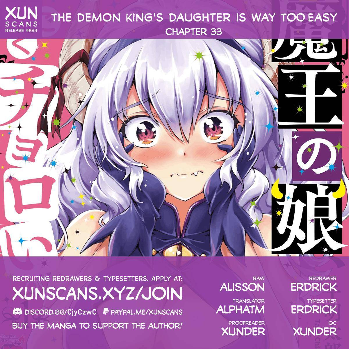 The Demon King's Daughter Is Way Too Easy - chapter 33 - #1