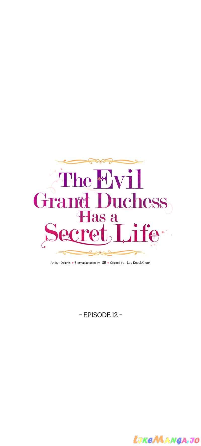 The Evil Grand Duchess Has A Secret Life - chapter 12 - #1