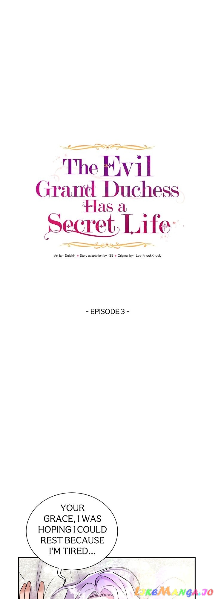 The Evil Grand Duchess Has A Secret Life - chapter 3 - #2