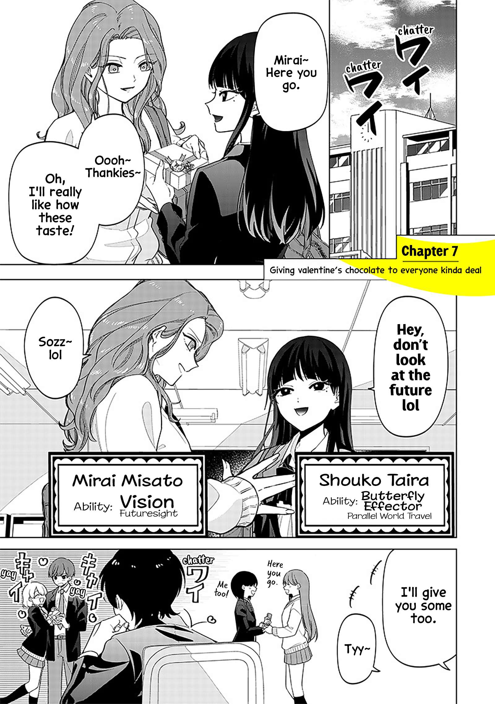 The Gals Who is Always Saying Insane Things. -My Daily Life at a Private Paranormal High School- - chapter 7 - #2