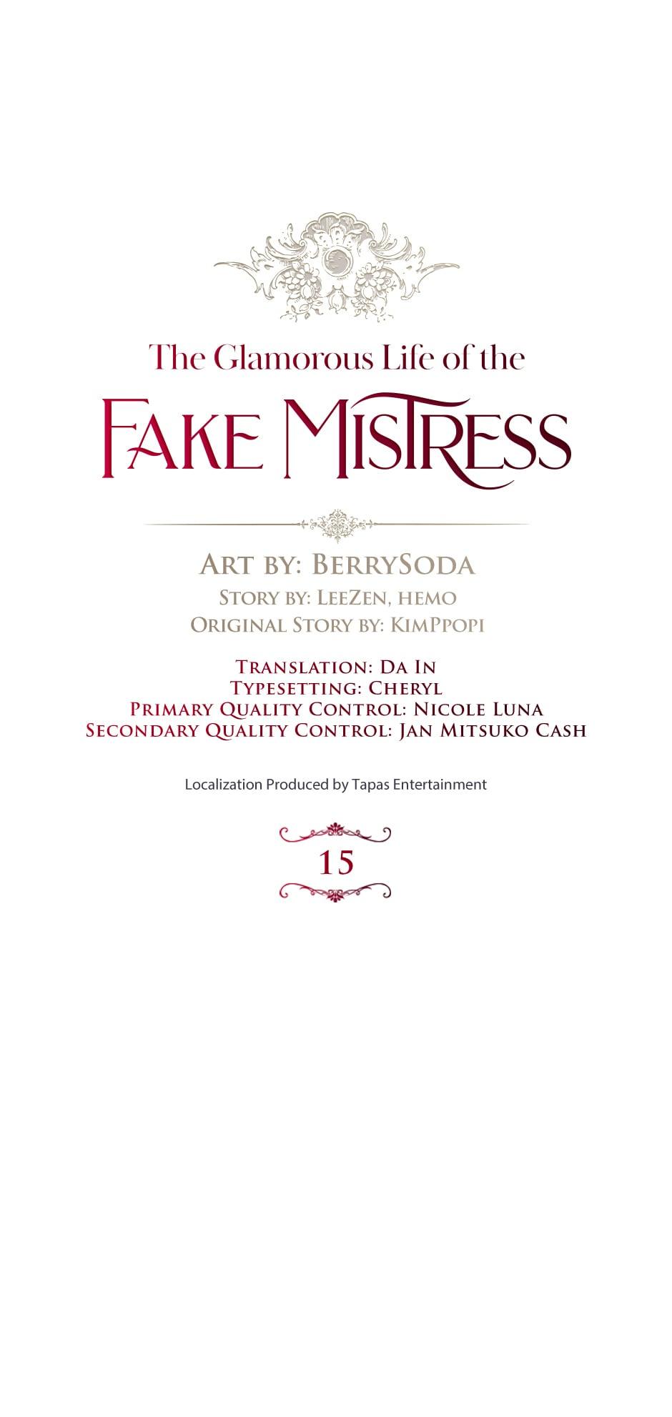The Glamorous Life of the Fake Mistress - chapter 15 - #6