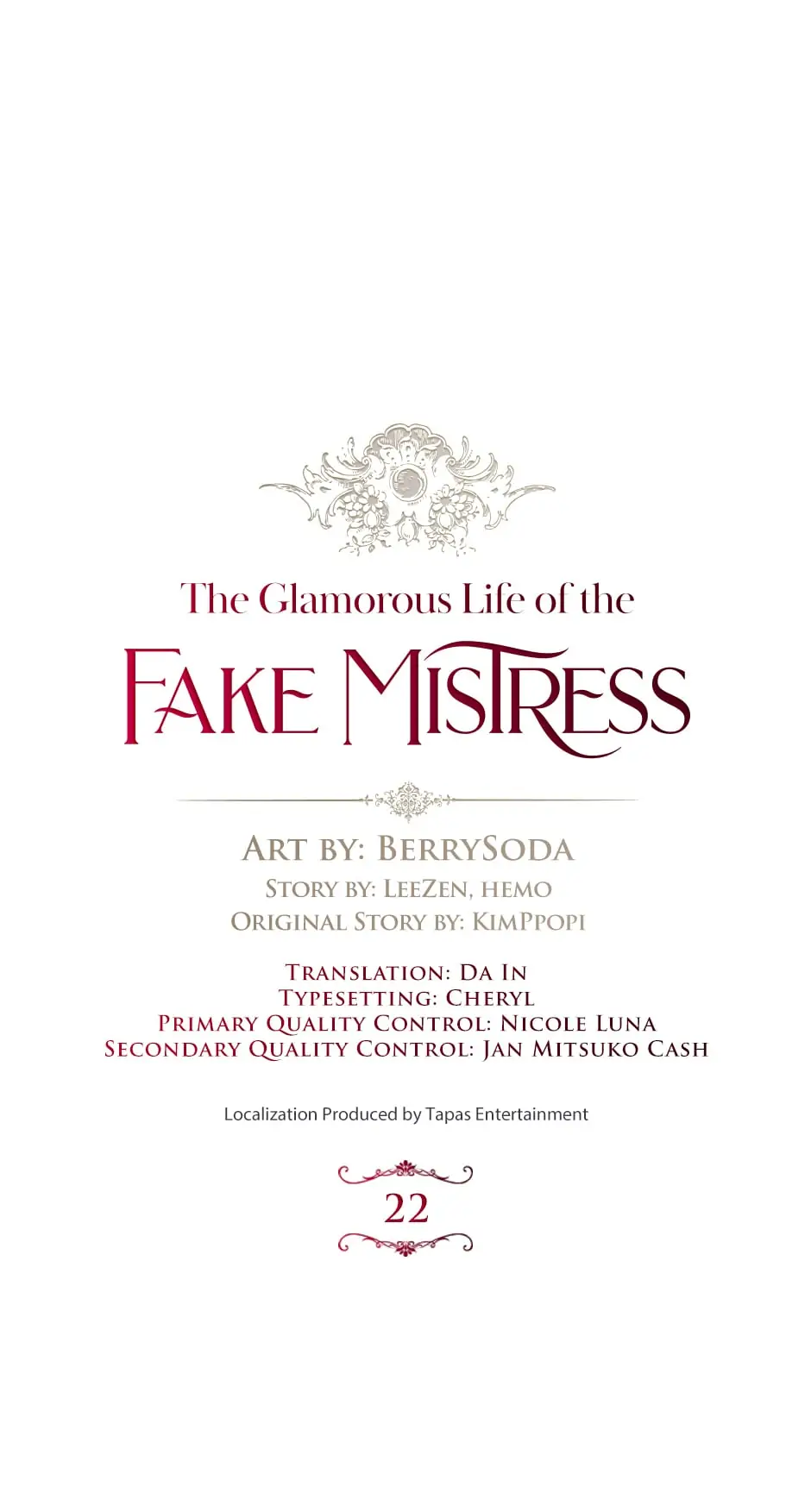 The Glamorous Life of the Fake Mistress - chapter 22 - #6