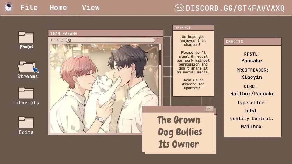The Grown Dog Bullies Its Owner - chapter 1 - #1