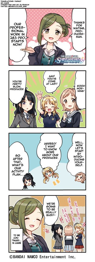The Idolm@Ster: Shiny Colors (4koma) - chapter 24 - #1