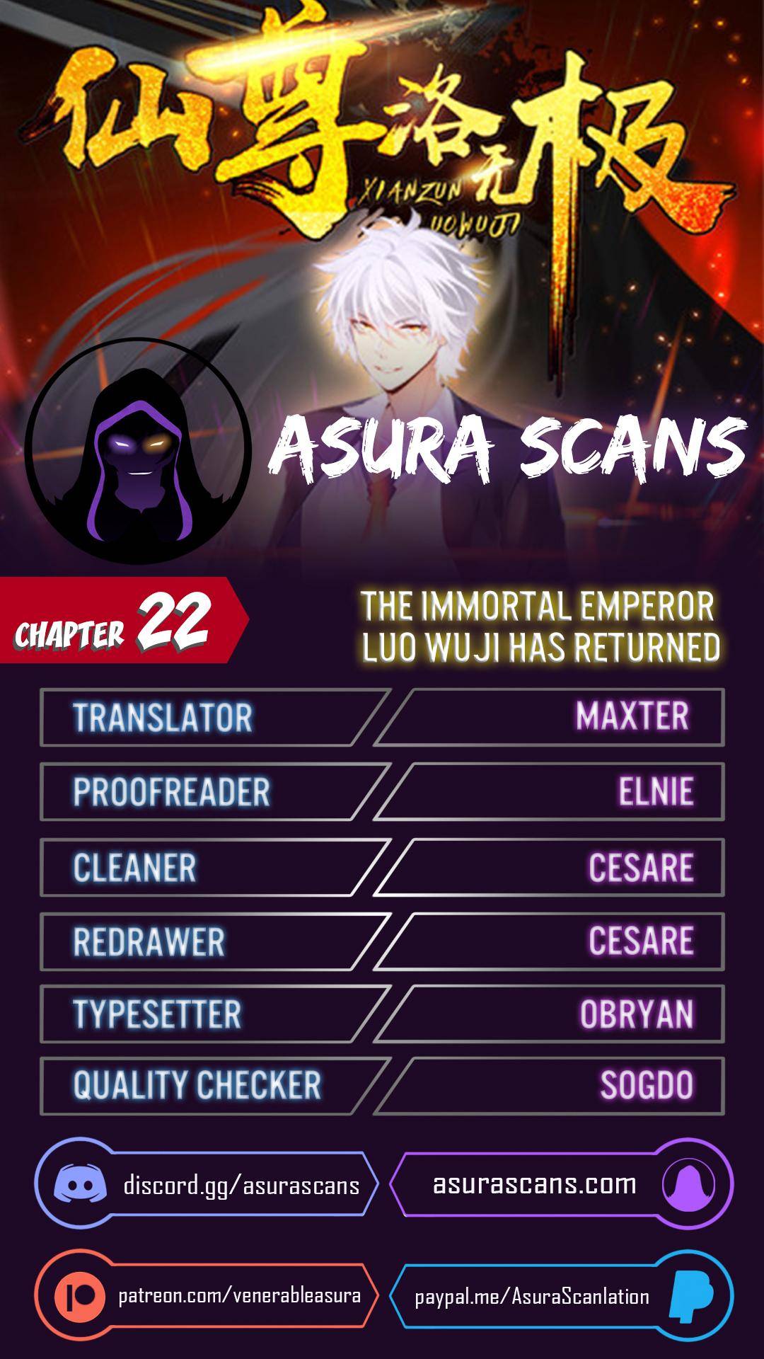 The Immortal Emperor Luo Wuji Has Returned - chapter 22 - #1