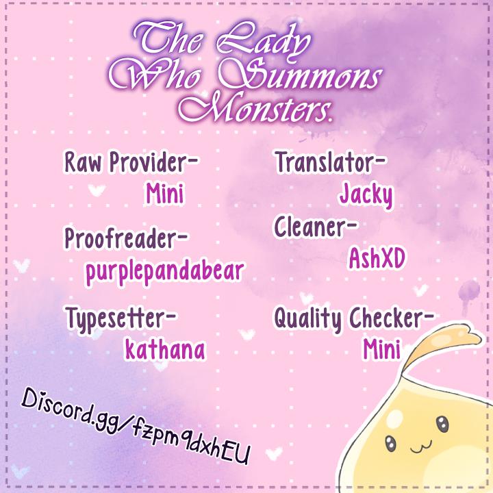The Lady Who Summons Monsters. - chapter 2 - #1