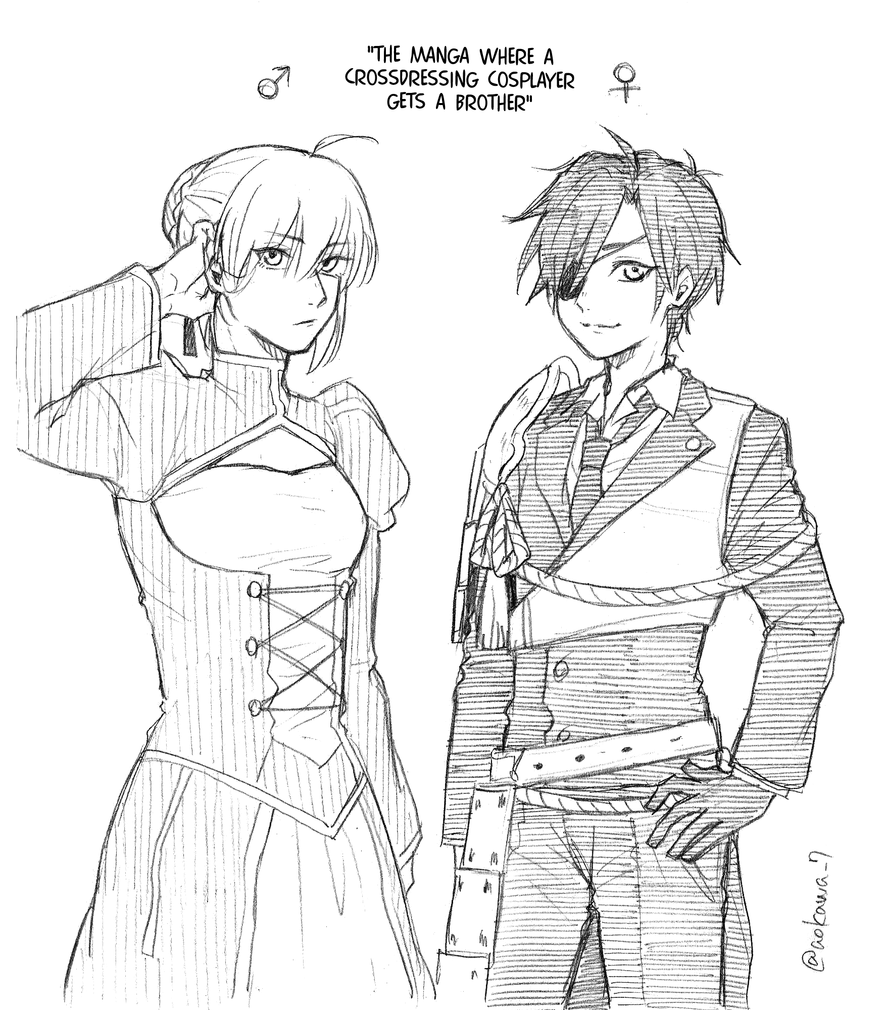 The Manga Where a Crossdressing Cosplayer Gets a Brother - chapter 2.1 - #6