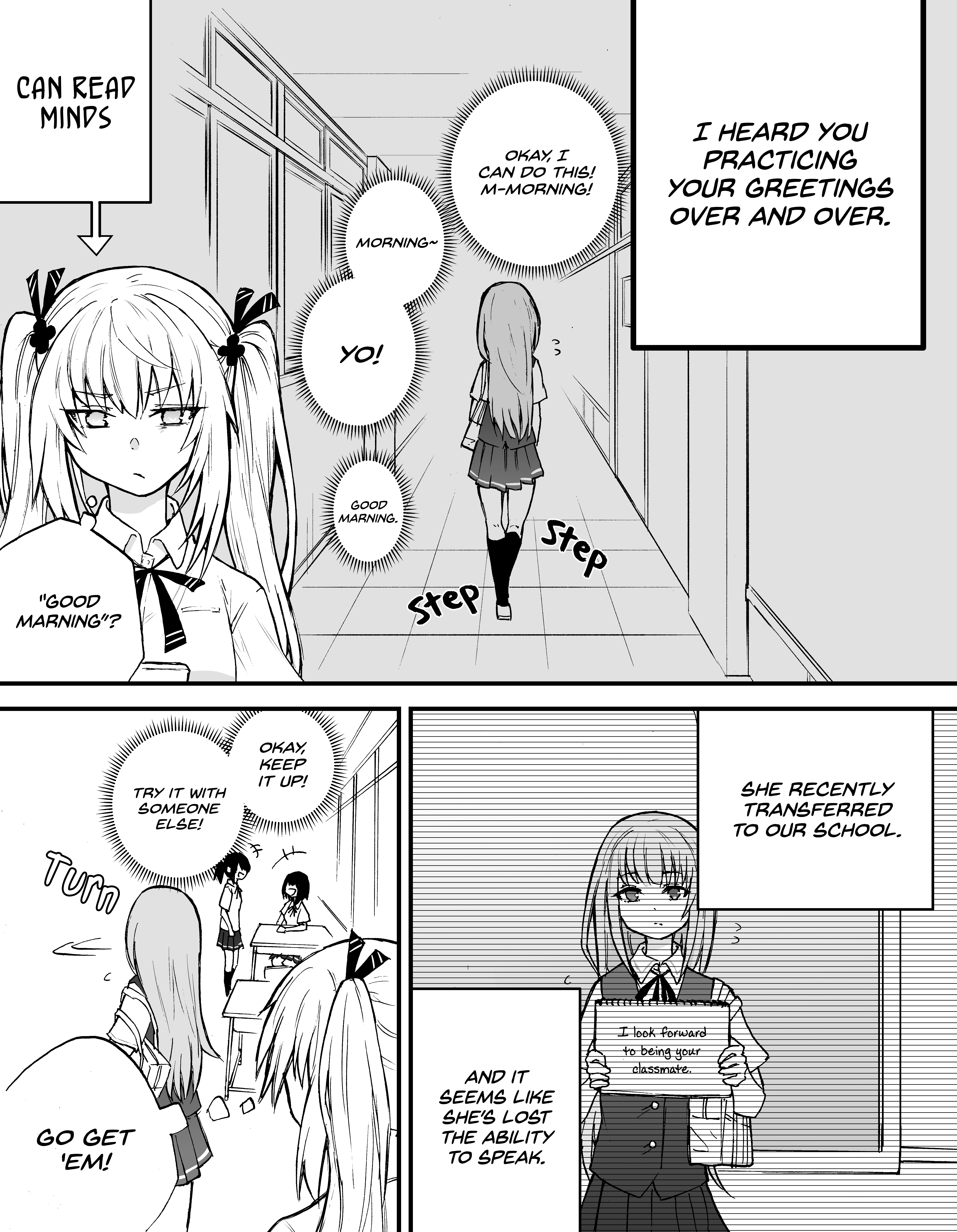 The Mute Girl And Her New Friend (Serialization) - chapter 2 - #2