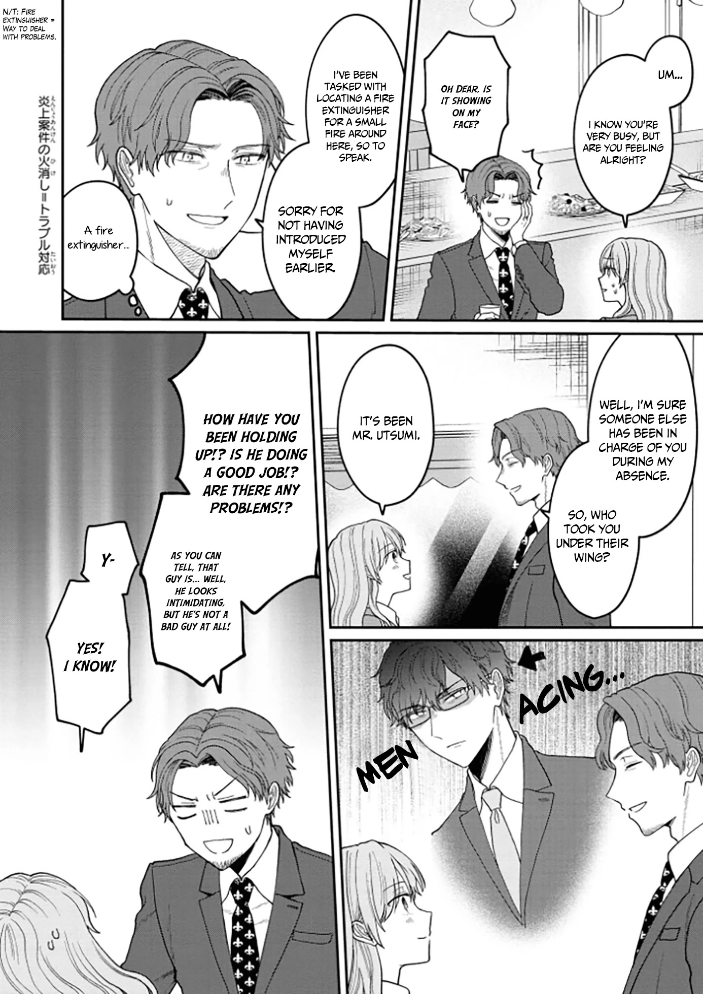 The New-Hire Who Could "Read" Emotions and the Unsociable Senpai - chapter 4 - #2