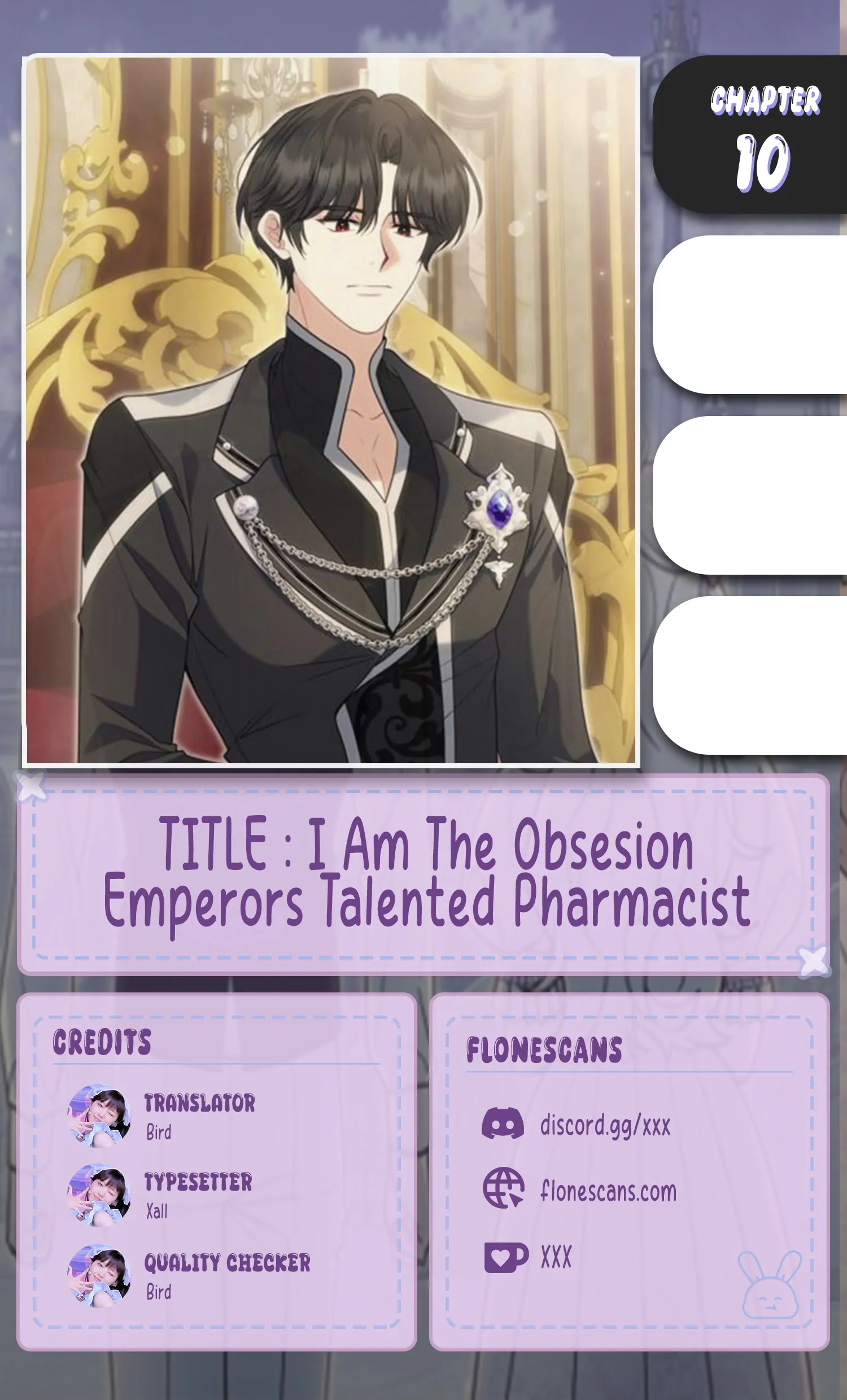 The Obsessive Emperor’s Capable Pharmacist - chapter 10 - #1