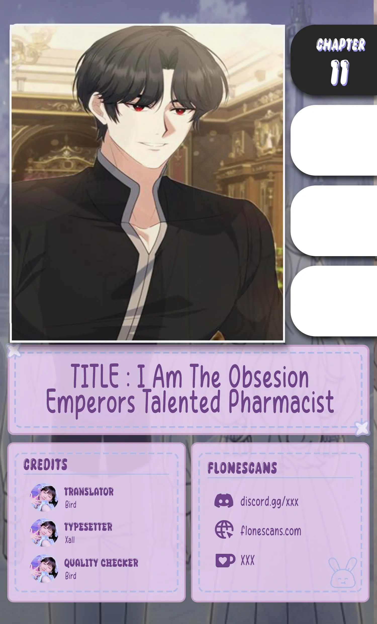 The Obsessive Emperor’s Capable Pharmacist - chapter 11 - #1