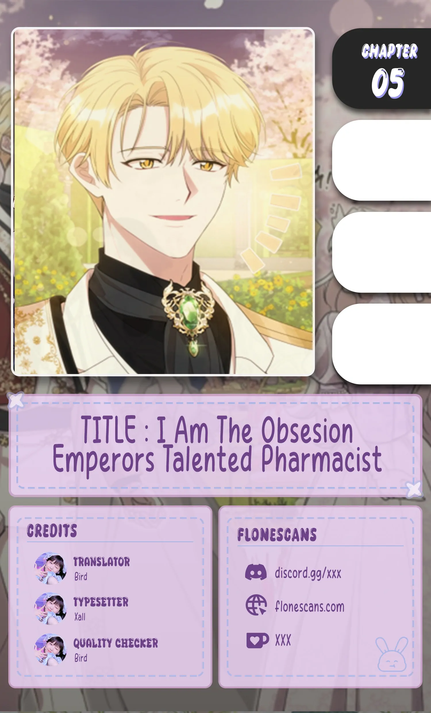 The Obsessive Emperor’s Capable Pharmacist - chapter 5 - #1
