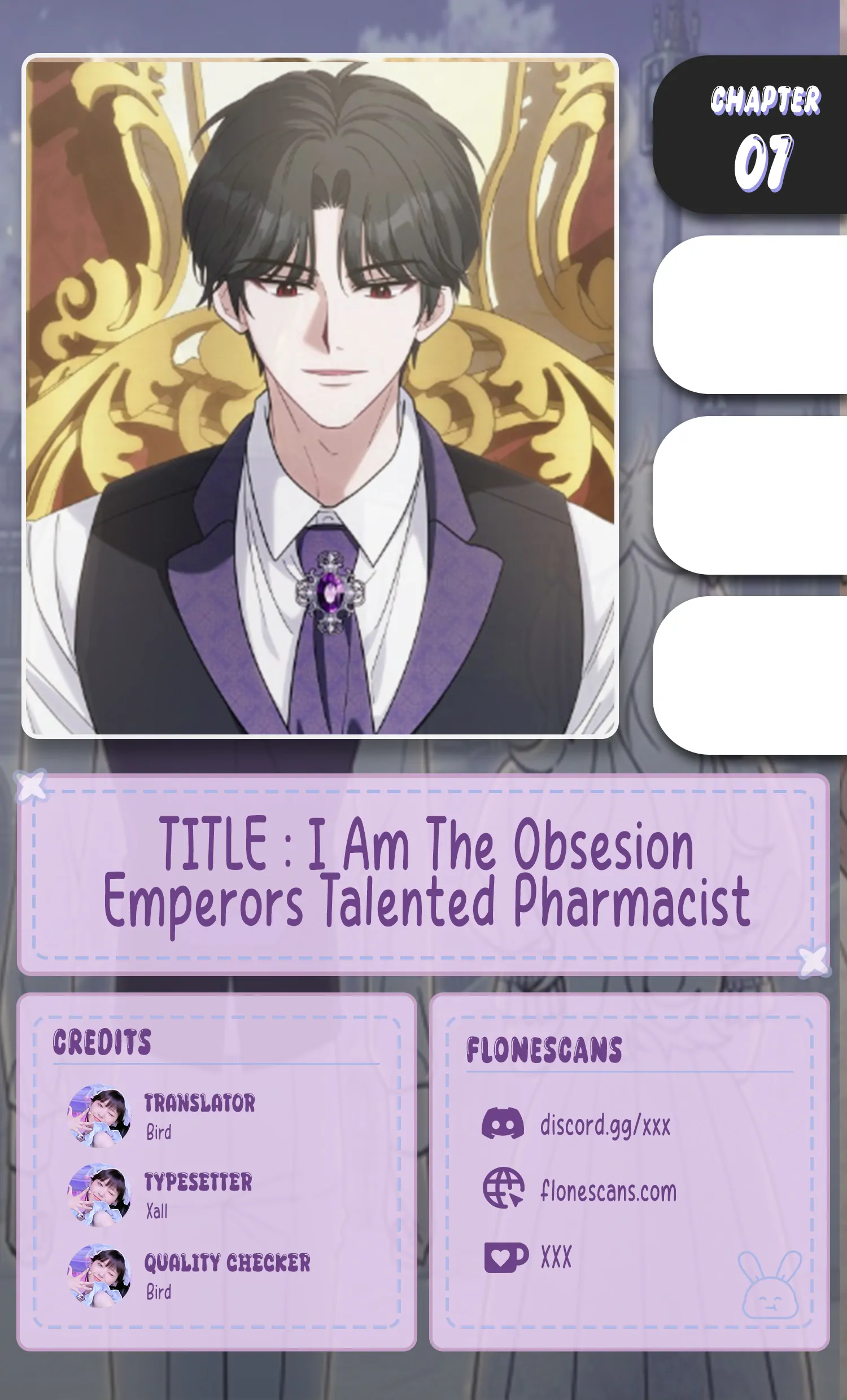 The Obsessive Emperor’s Capable Pharmacist - chapter 7 - #1