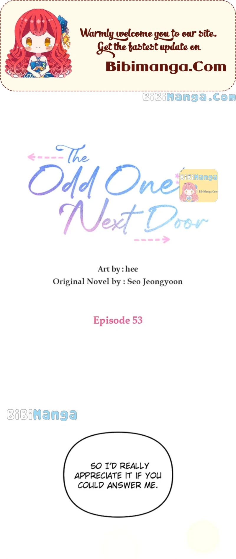 The Odd One Next Door - chapter 53 - #1