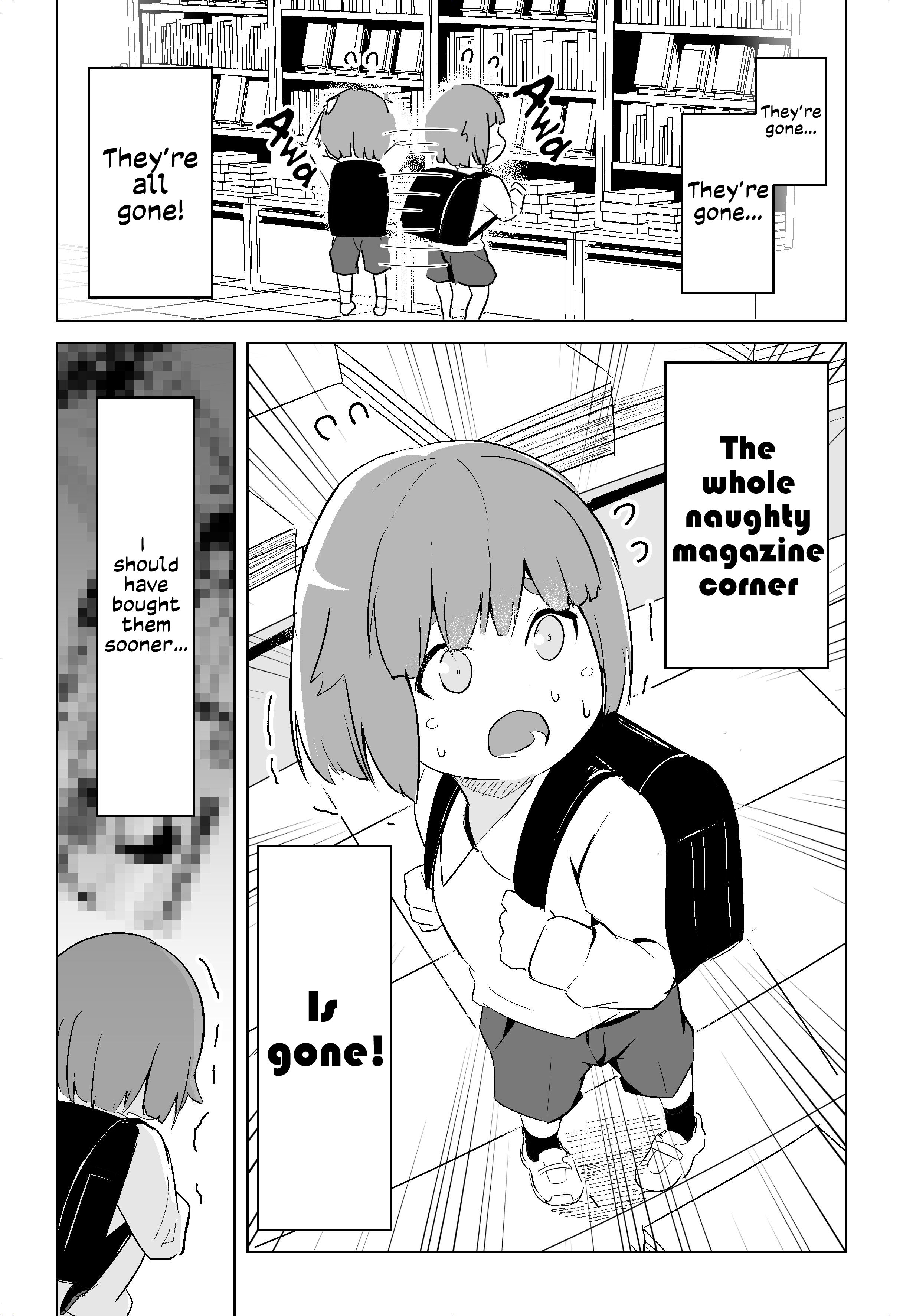 The Shota Who Wants To Buy A Naughty Magazine And The Onee-San Who Wants To Sell Him One - chapter 8 - #1