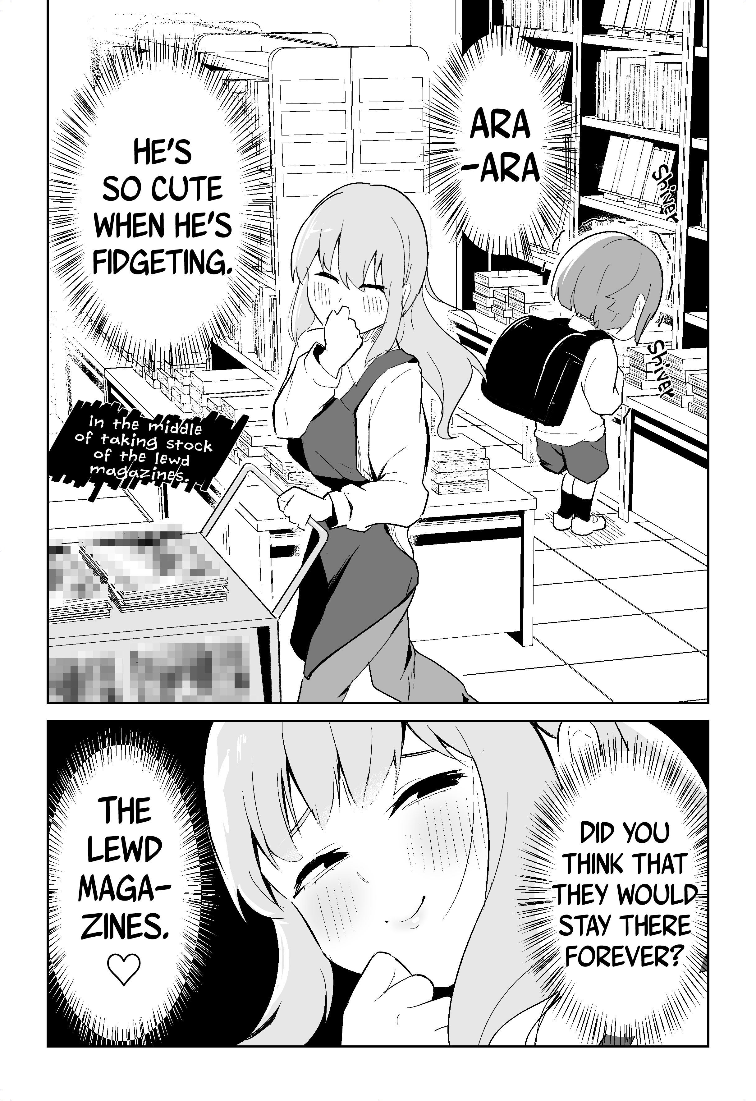 The Shota Who Wants To Buy A Naughty Magazine And The Onee-San Who Wants To Sell Him One - chapter 8 - #2
