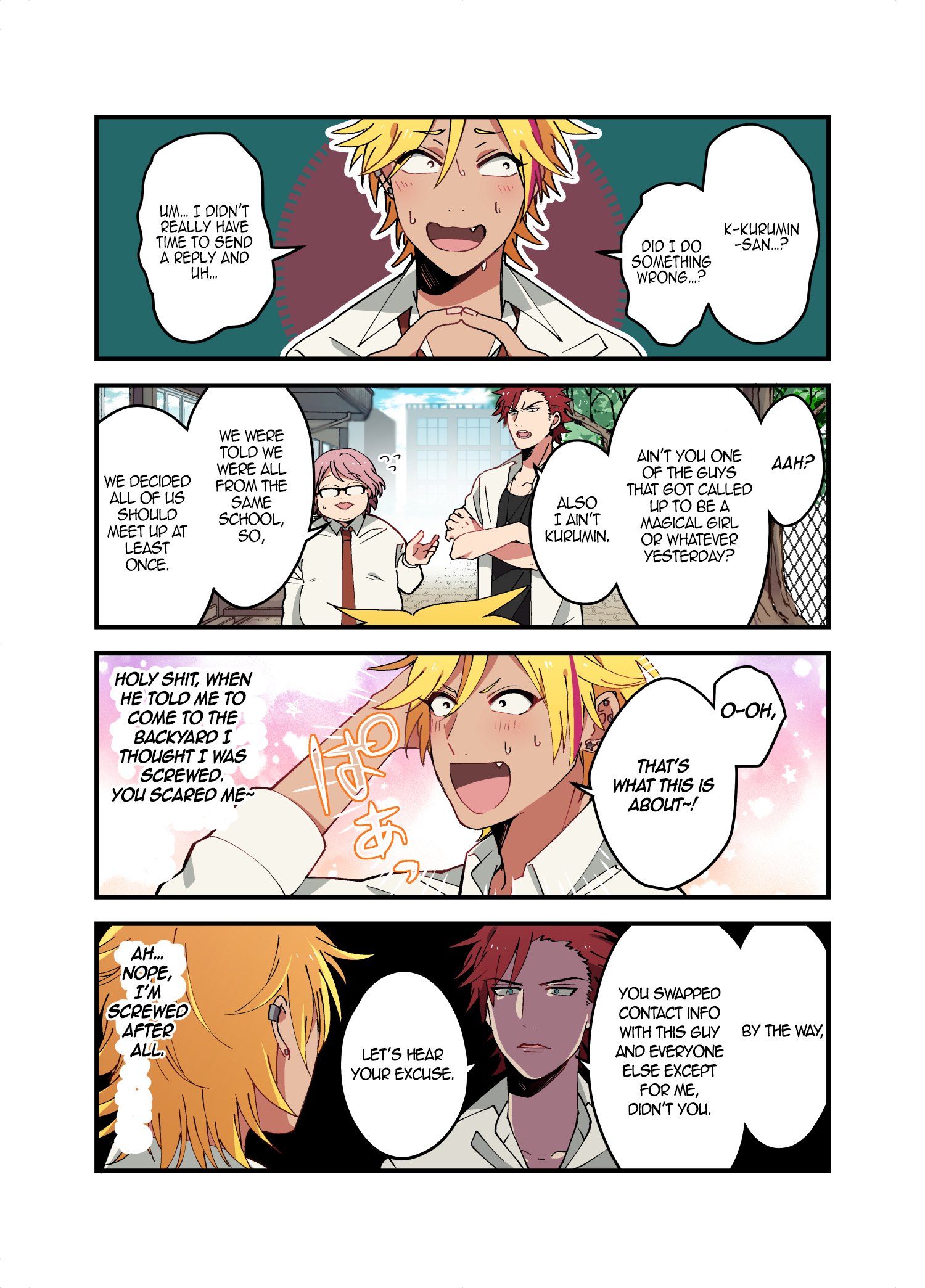 The Story of High School Boys Who Became Magical Girls - chapter 14 - #1
