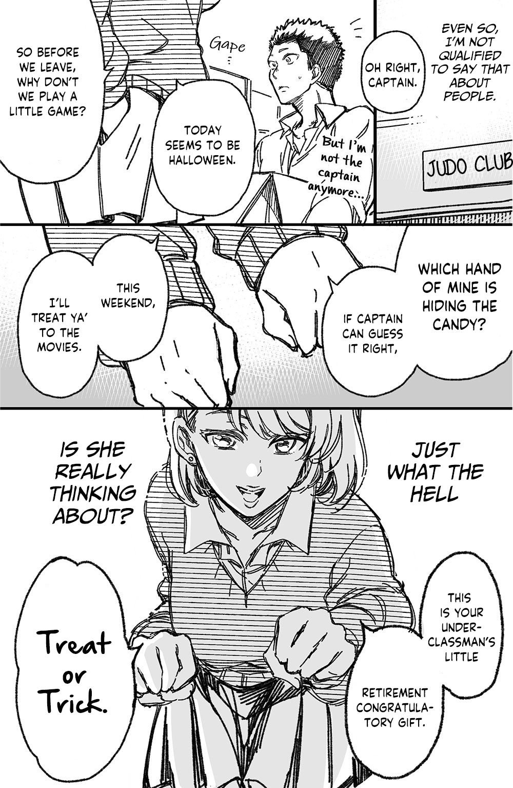 The Story of the Captain and the Female Club Manager Going on a Date - chapter 1 - #2
