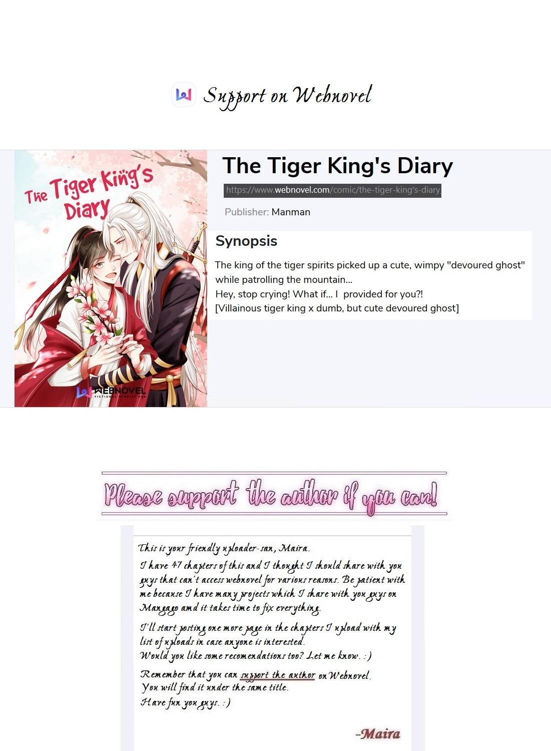 The Tiger King’S Diary - chapter 16 - #1
