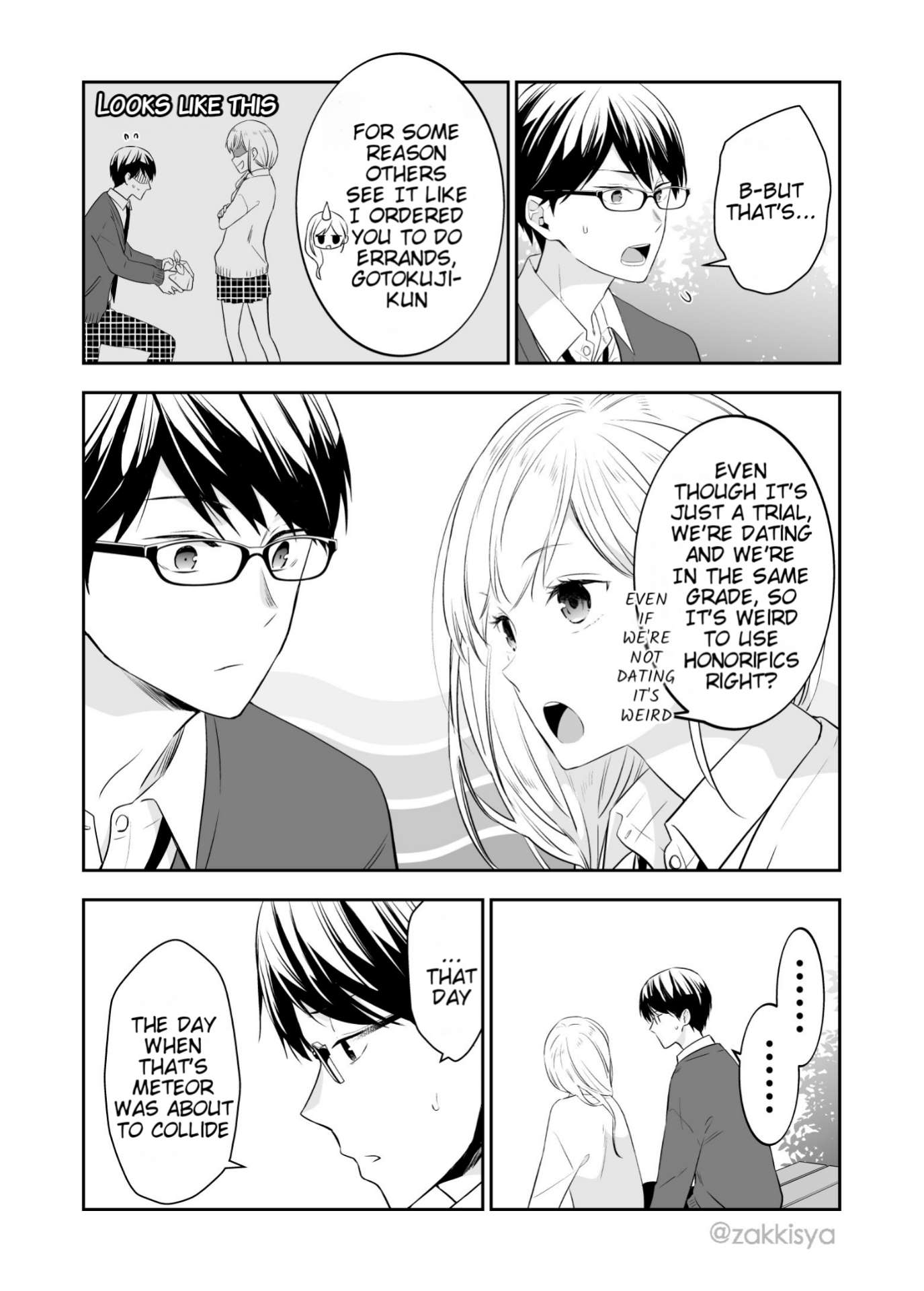 The World Will Be Destroyed Tomorrow, so I Want to Rub Your Boobs - chapter 13 - #2