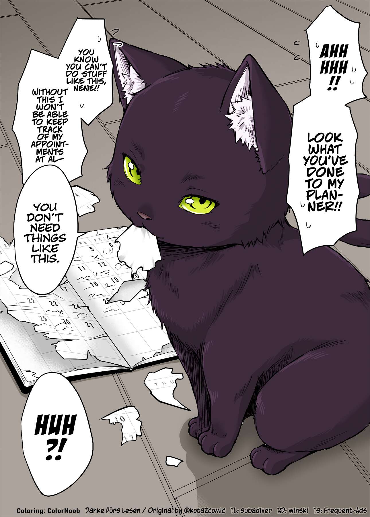 The Yandere Pet Cat Is Overly Domineering (Fan Colored) - chapter 16 - #1