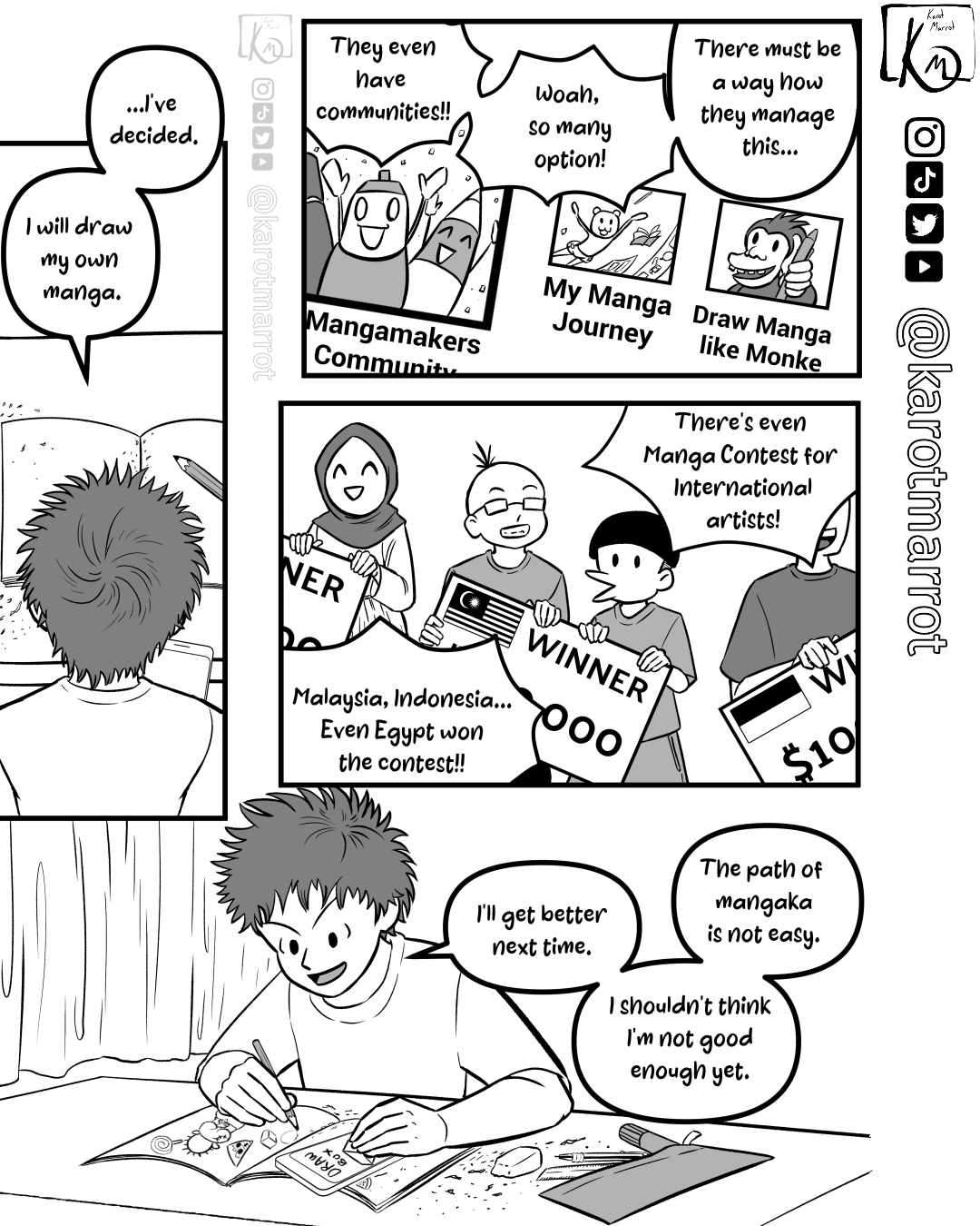This boy from Gaza makes manga - chapter 0 - #4