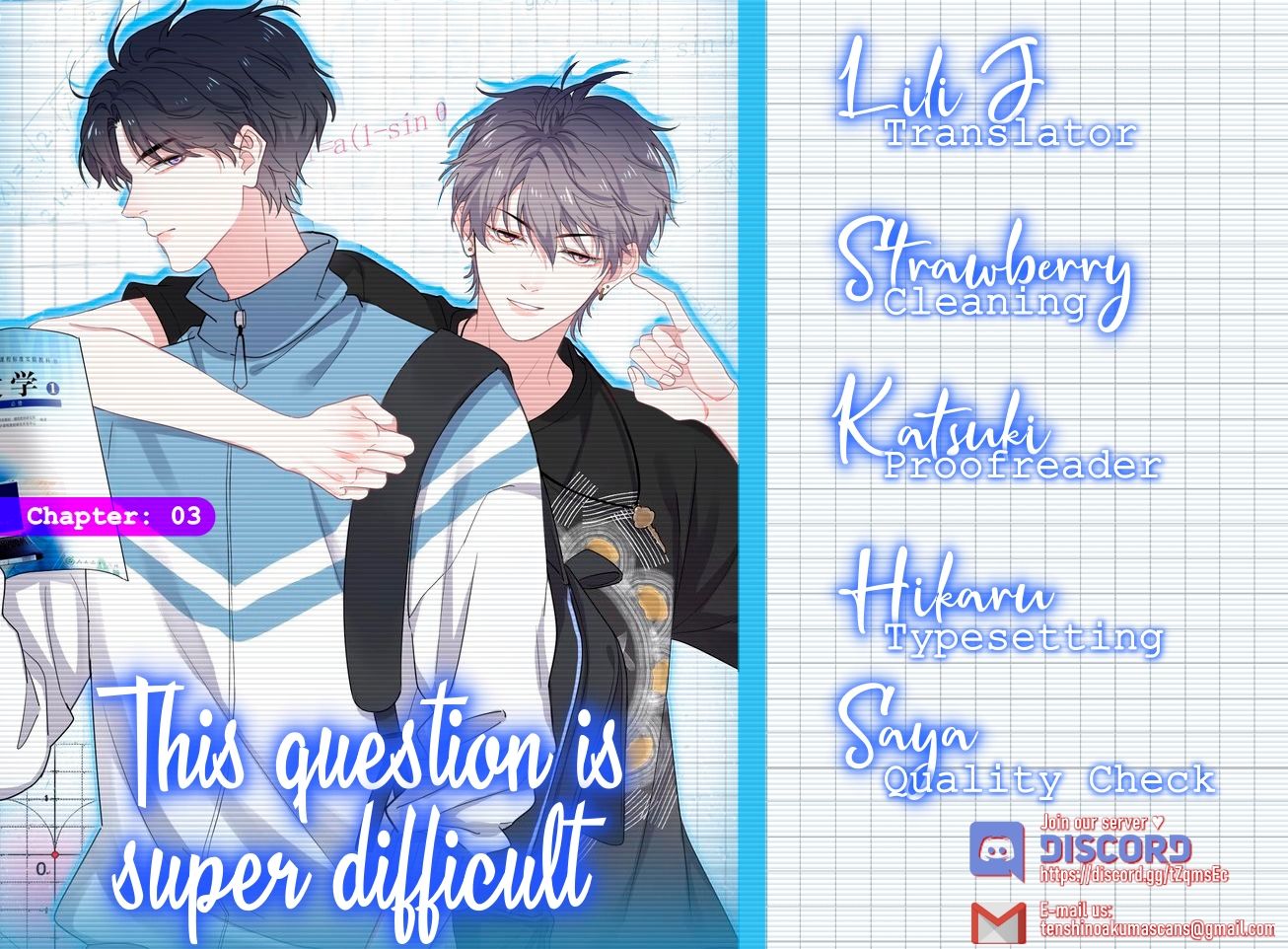 This Question Is Super Difficult - chapter 3 - #1
