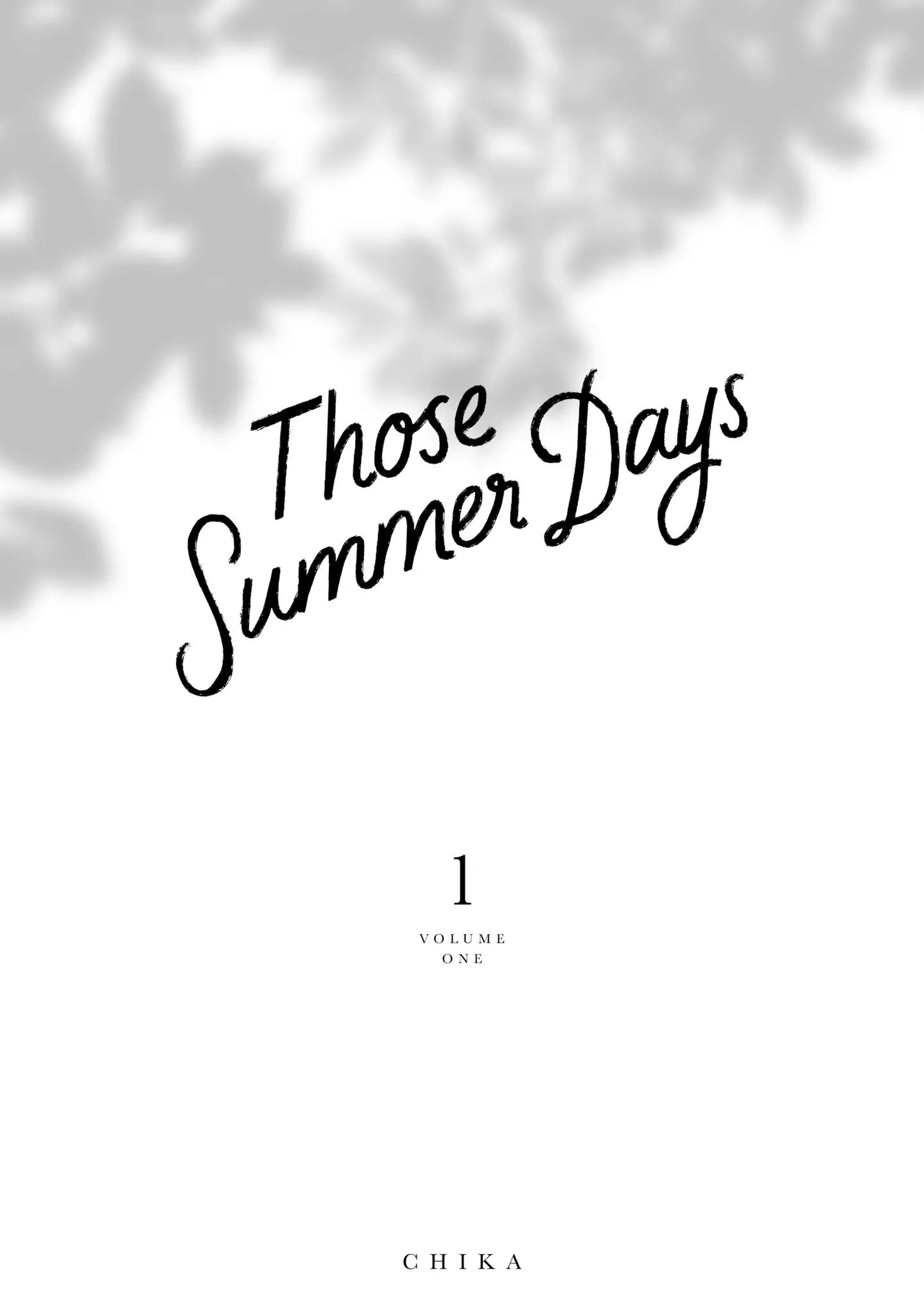 Those Summer Days - chapter 1 - #2