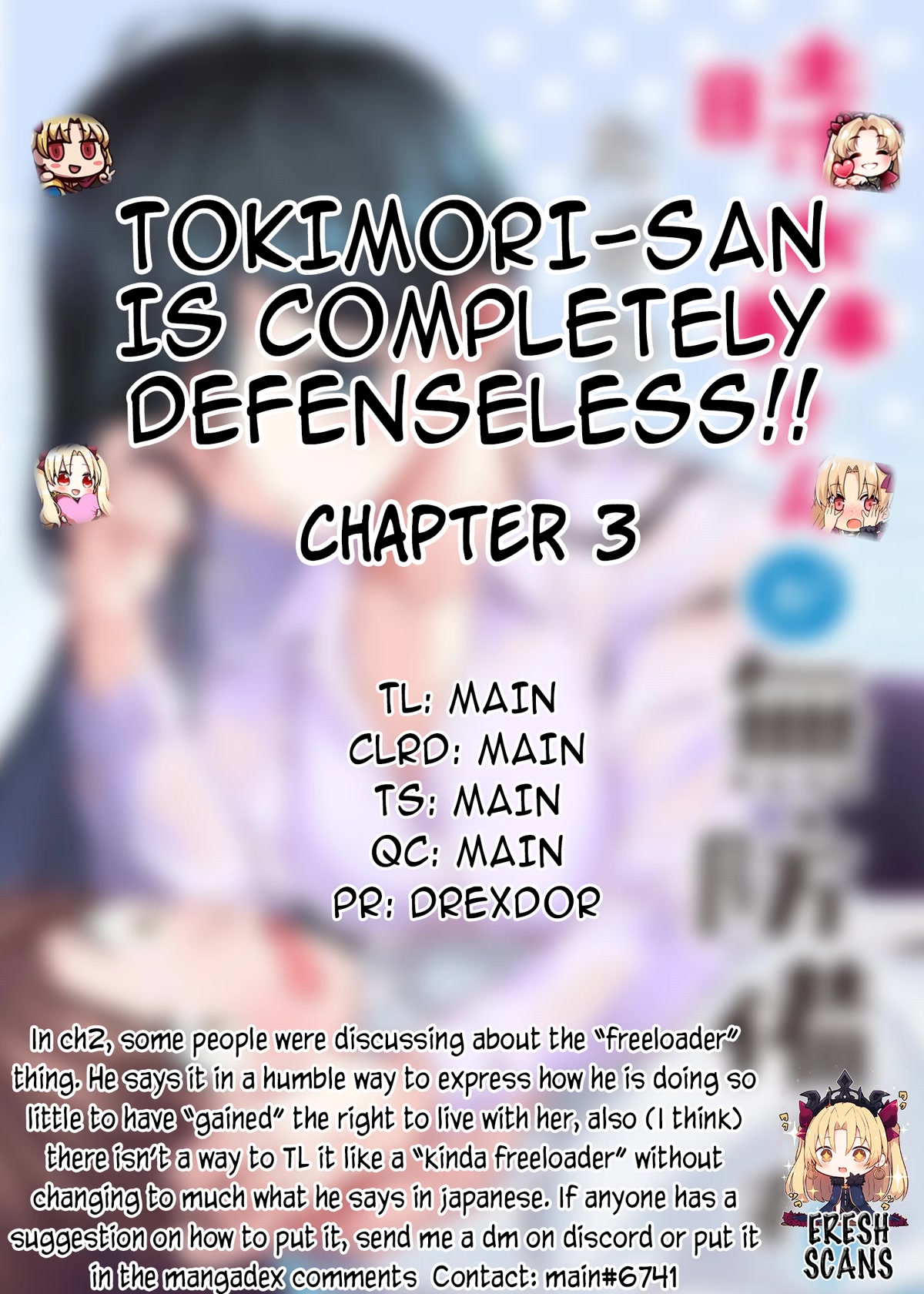 Tokimori-san Is Completely Defenseless!! - chapter 3 - #1