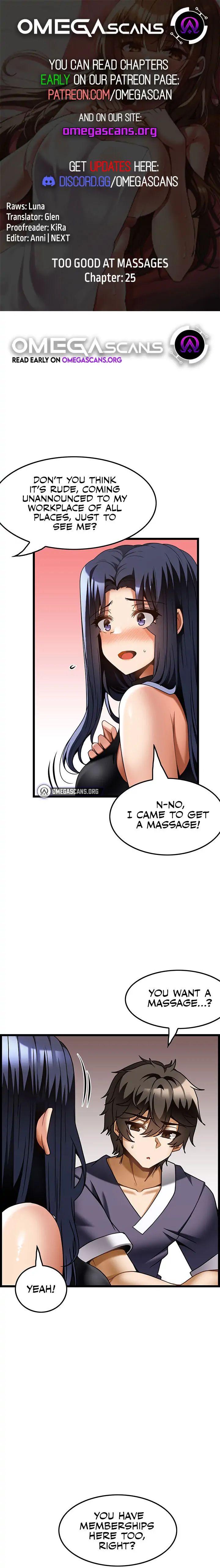 Too Good At Massages - chapter 25 - #1