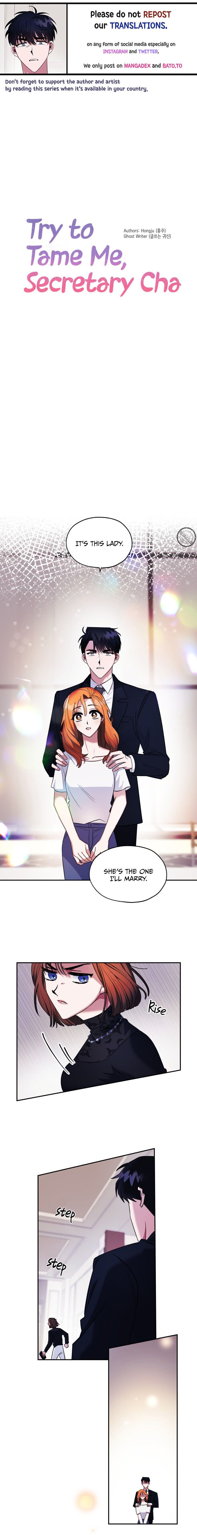 Try To Tame Me, Secretary Cha - chapter 2 - #1