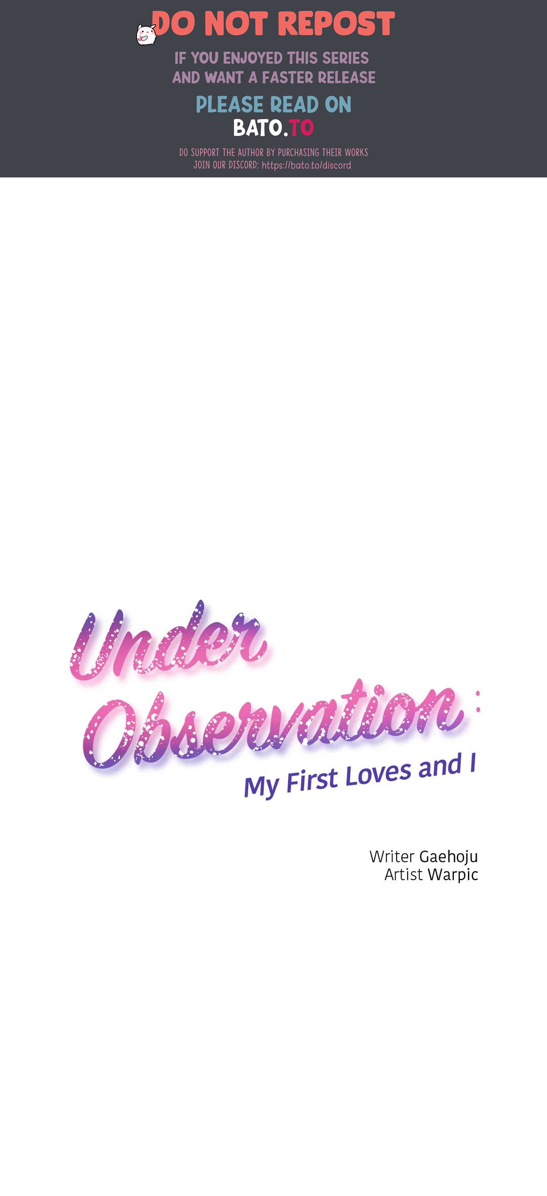 Under Observation: My First Loves And I - chapter 34 - #1