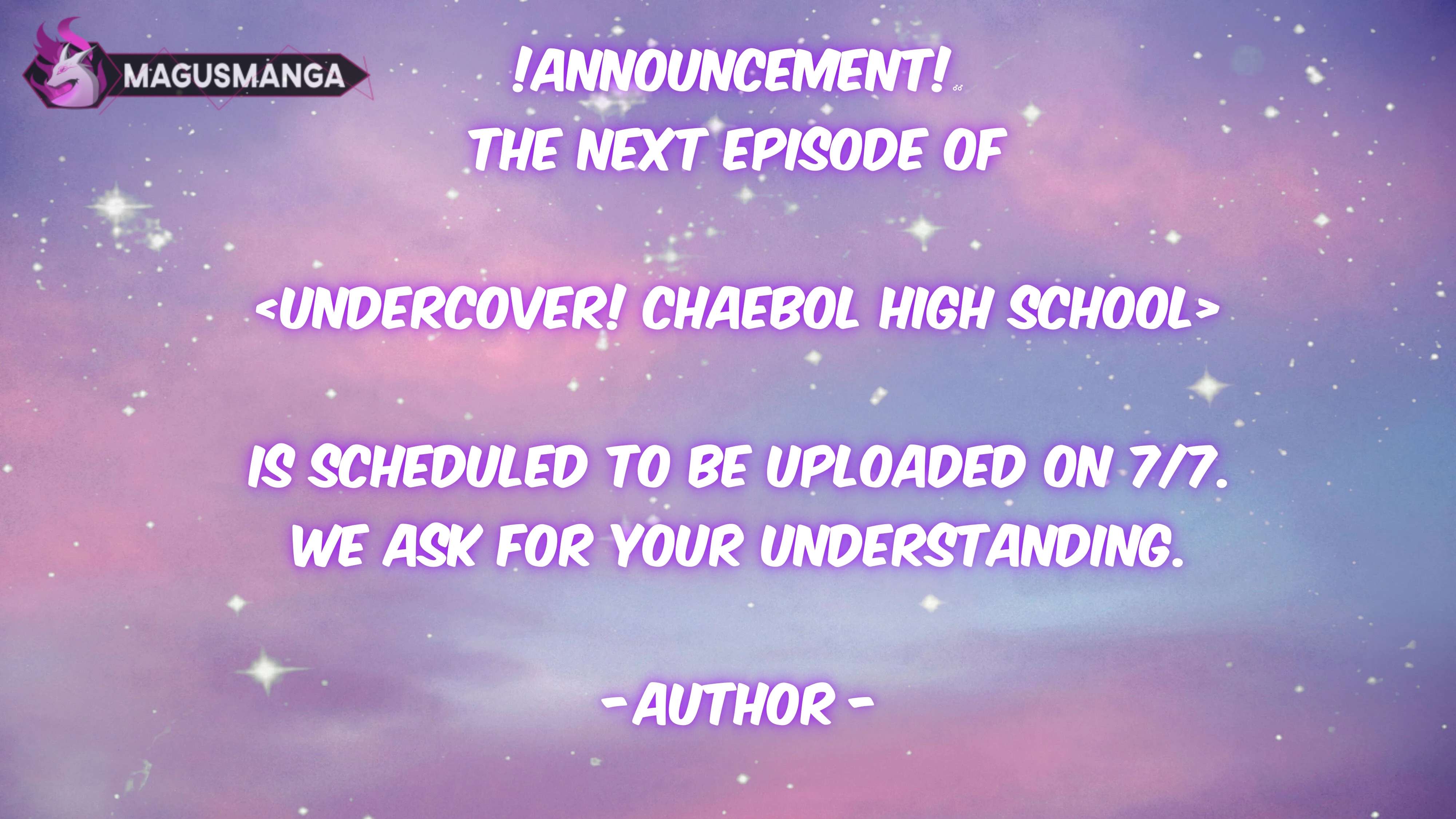 Undercover! Chaebol High School - chapter 69.5 - #1
