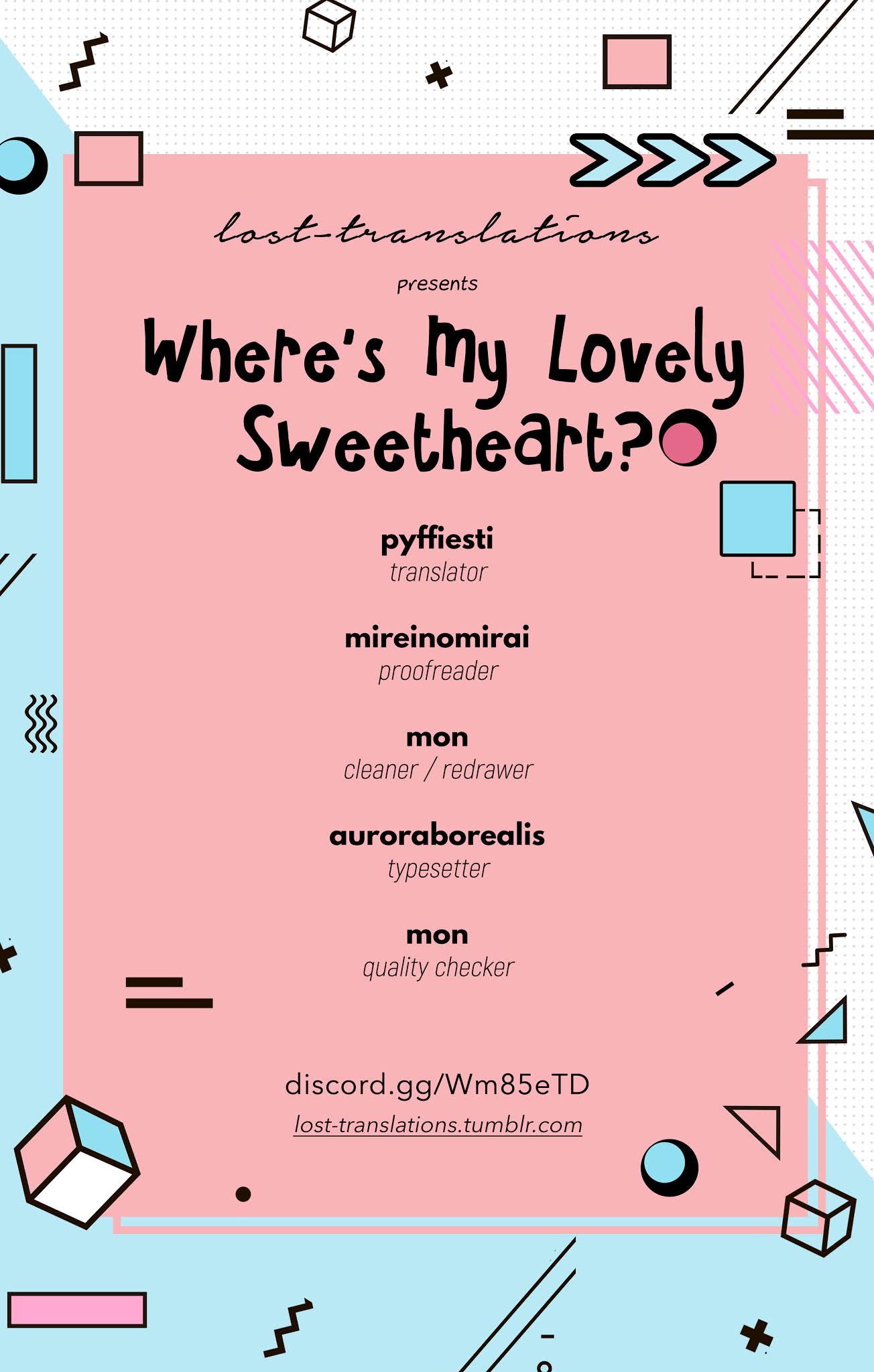 Where's My Lovely Sweetheart? - chapter 5 - #1