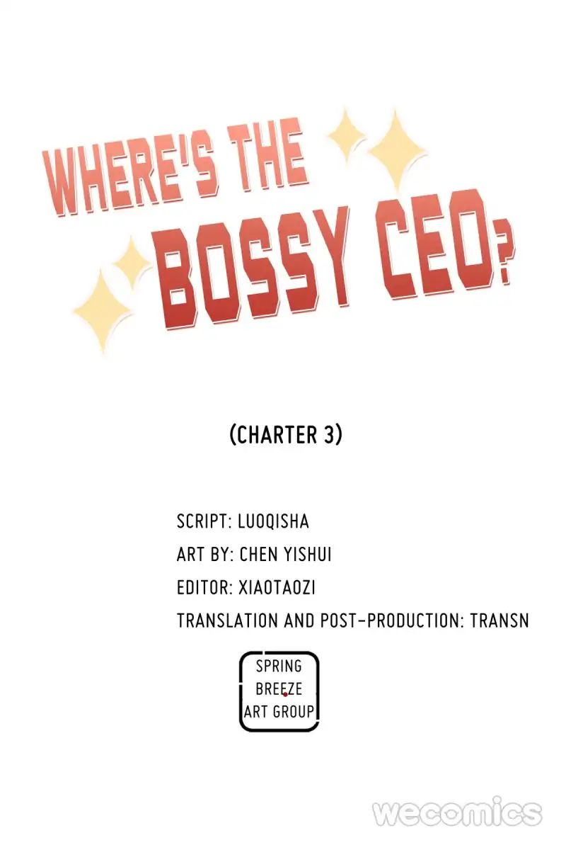 Where's the Bossy CEO? - chapter 3 - #1