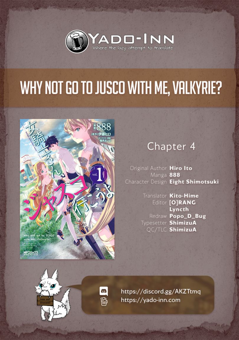 Why not go to JUSCO with me, Valkyrie? - chapter 4 - #1