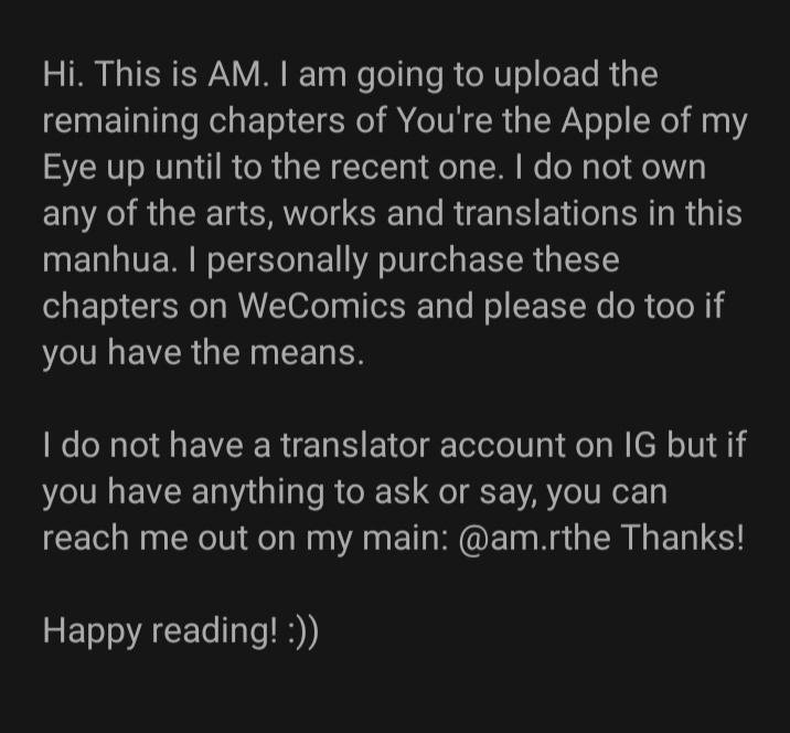 You're the apple of my eye - chapter 15 - #1